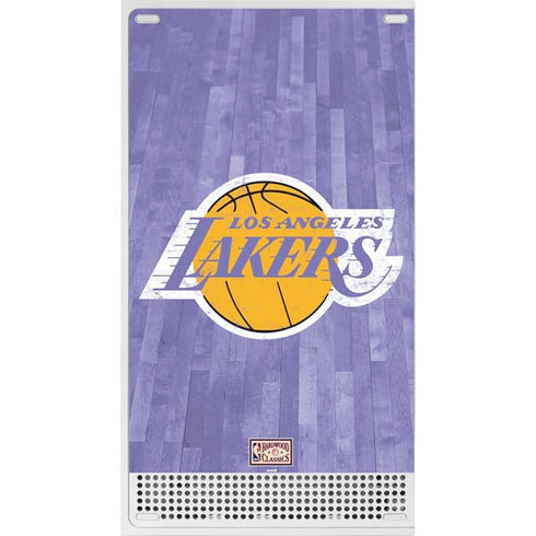 NBA Los Angeles Lakers Hardwood Classics Xbox Series S Console Skin